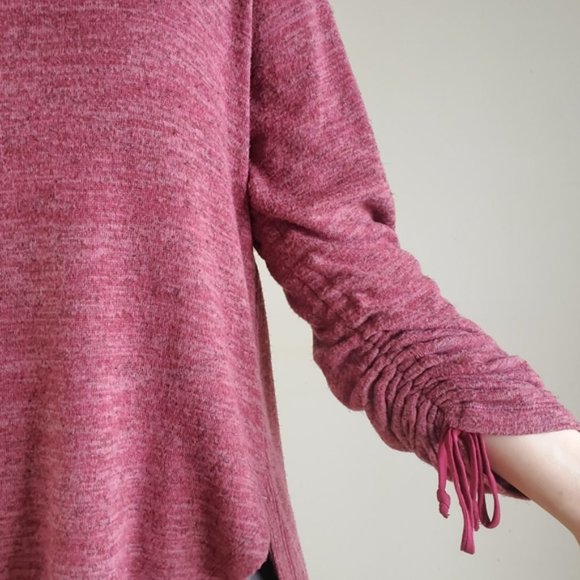 Anthropologie Pink oversized top - Picture 5 of 9